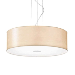 Φωτιστικό Οροφής Woody 087702 50x21/230m 4XE27 60W Beige Ideal Lux