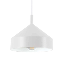 Φωτιστικό Οροφής Yurta 285146 21x21/230cm 1xE27 60W White Ideal Lux