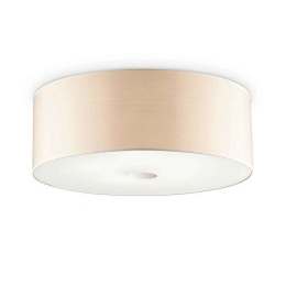 Φωτιστικό Οροφής-Πλαφονιέρα Woody 090900 50x18cm 4xE27 60W Beige Ideal Lux