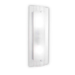 Φωτιστικό Τοίχου-Απλίκα Tudor 051857 40x12x8,5cm 2xE14 40W Clear Ideal Lux