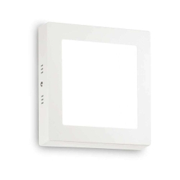 Πλαφονιέρα Universal Square 138633 17x17x4cm 13,5W 3000K White Ideal Lux