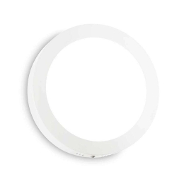 Πλαφονιέρα Universal Round 138602 22,5x4cm 19W 3000K White Ideal Lux