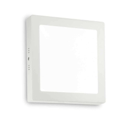 Πλαφονιέρα Universal Square 138640 22x22x4cm 19W 3000K White Ideal Lux