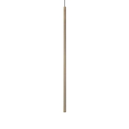 Φωτιστικό Οροφής Κρεμαστό Filo 263700 1,5x150cm LED 3,5W 3000K 230Lm Brass Ideal Lux