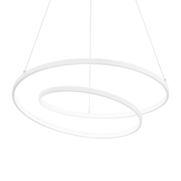 Φωτιστικό Οροφής Κρεμαστό Oz Dali 304571 80x224cm LED 55W 3000K 6100Lm White Ideal Lux