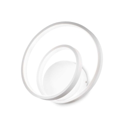 Φωτιστικό Τοίχου - Απλίκα Oz Dali 304489 29x30cm LED 28W 3000K 2500Lm White Ideal Lux