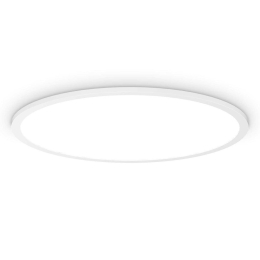 Φωτιστικό Οροφής - Πλαφονιέρα Fly Slim 306698 D90cm 65W 4000K 9900Lm White Ideal Lux