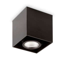 Φωτιστικό Οροφής - Spot Mood Square 243948 9x10,5x9cm GU10 max 28W Black Ideal Lux