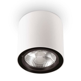 Φωτιστικό Οροφής - Spot Mood Round 140872 15x15cm GU10 max 50W White Ideal Lux