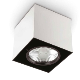 Φωτιστικό Οροφής - Spot Mood Square 140933 15x15cm GU10 max 50W White Ideal Lux