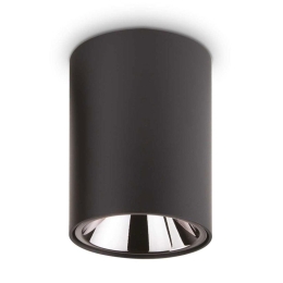 Φωτιστικό Οροφής - Spot Nitro Round 206004 8x10,5cm LED 10W 3000K 1100Lm Black Ideal Lux