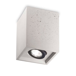 Φωτιστικό Οροφής - Spot Oak Square 150475 13,5x16cm GU10 max 35W Cement Ideal Lux