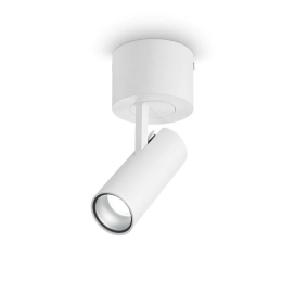Φωτιστικό Οροφής - Spot Play 258287 6x14cm LED 7W 3000K 520Lm White Ideal Lux