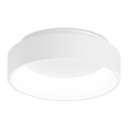 Φωτιστικό Οροφής - Πλαφονιέρα Ziggy 293776 27,7x8,3cm LED 22W 3000K 2300Lm White Ideal Lux
