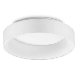 Φωτιστικό Οροφής - Πλαφονιέρα Ziggy 293783 45x11cm LED 30W 3000K 3800Lm White Ideal Lux