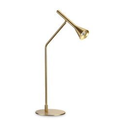 Επιτραπέζιο Φωτιστικό Diesis 291109 19x65,5cm LED 6,5W 3000K 600Lm Brass Ideal Lux