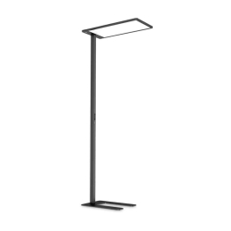 Φωτιστικό Δαπέδου Επαναφορτιζόμενο Comfort 296678 34x195cm LED 76W 3000K 10300Lm Black Ideal Lux