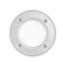 Φωτιστικό Τοίχου Χωνευτό Avenue Round 096544 13,5x8cm GX53 max 10W White Ideal Lux