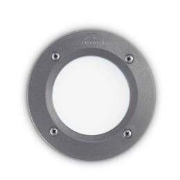 Φωτιστικό Τοίχου Χωνευτό Avenue Round 096568 13,5x8cm GX53 max 10W Grey Ideal Lux