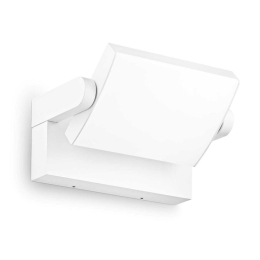 Φωτιστικό Τοίχου Swipe 287690 21,2x16,5x10cm Led 2000lm 20,5W 3000K White Ideal Lux