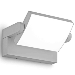 Φωτιστικό Τοίχου Swipe 326863 21,2x16,5x10cm Led 2000lm 20,5W 3000K Grey Ideal Lux