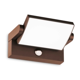 Φωτιστικό Τοίχου Με Αισθητήρα Swipe 307176 21,2x16,5x10cm Led 2000lm 21W 3000K Coffee Ideal Lux