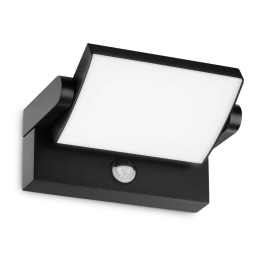 Φωτιστικό Τοίχου Με Αισθητήρα Swipe 287737 21,2x16,5x10cm Led 2000lm 21W 3000K Black Ideal Lux