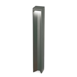 Φωτιστικό Δαπέδου Kurt 306834 8,5x65cm LED 11W 3000K 950Lm Anthracite Ideal Lux