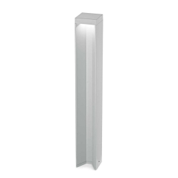 Φωτιστικό Δαπέδου Kurt 306865 8,5x65cm LED 11W 3000K 950Lm Grey Ideal Lux