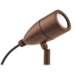Φωτιστικό Δαπέδου - Προβολέας Inside 247045 6,5x27,5cm G9 max 15W Coffee Ideal Lux