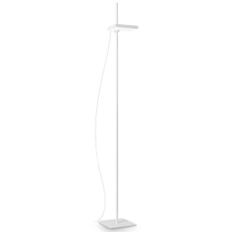 Φωτιστικό Δαπέδου Lift 321585 24,7x21x180cm Led 1950lm 17W 3000K White Ideal Lux