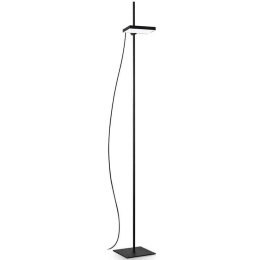 Φωτιστικό Δαπέδου Lift 305592 24,7x21x180cm Led 1950lm 17W 3000K Black Ideal Lux