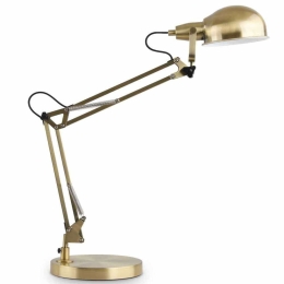 Φωτιστικό Επιτραπέζιο Johnny 313368 21x51x65cm 1xE14 25W Brass Ideal Lux