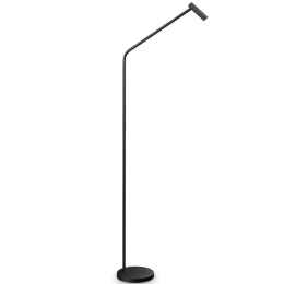 Φωτιστικό Δαπέδου Easy 295497 22x49x128cm Led 250lm 3,5W 3000K Black Ideal Lux