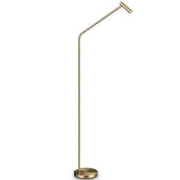 Φωτιστικό Δαπέδου Easy 295503 22x49x128cm Led 250lm 3,5W 3000K Brass Ideal Lux