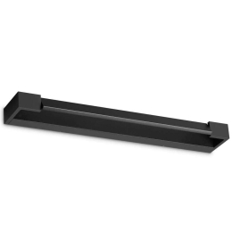 Φωτιστικό Τοίχου - Απλίκα Balance 321554 60x10x4cm Led 2200lm 17W 3000K Black Ideal Lux