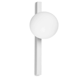 Φωτιστικό Τοίχου - Απλίκα Binomio 328478 33,3x15x12cm 1xG9 4W White Ideal Lux