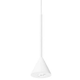Φωτιστικό Οροφής Archimede Cono 310596 Φ9x37,5cm Led 250lm 4W 3000K White Ideal Lux