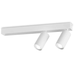 Φωτιστικό Οροφής - Πλαφονιέρα Profilo 314716 45x5,5x14,5cm 2xGU10 28W White Ideal Lux