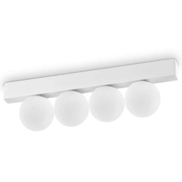 Φωτιστικό Οροφής - Πλαφονιέρα Ping Pong 328232 30,9x6x9cm Led 1000lm 12W 3000K White Ideal Lux