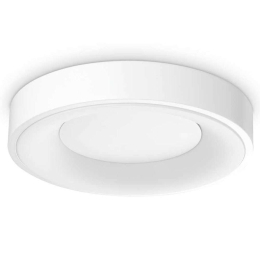Φωτιστικό Οροφής - Πλαφονιέρα Planet 312323 Φ30x5cm Led 1550lm 17W 3000K White Ideal Lux