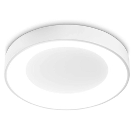 Φωτιστικό Οροφής - Πλαφονιέρα Planet 312347 Φ40x5cm Led 2000lm 22W 3000K White Ideal Lux