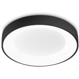 Φωτιστικό Οροφής - Πλαφονιέρα Planet 312330 Φ40x5cm Led 2000lm 22W 3000K Black Ideal Lux