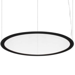 Φωτιστικό Οροφής Orbit 314013 Φ63x25,5/205,5cm Led 6200lm 38W 3000K Black Ideal Lux