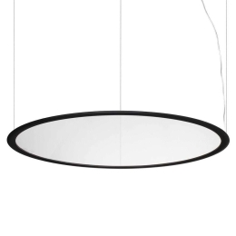 Φωτιστικό Οροφής Orbit 314037 Φ93x25,5/205,5cm Led 9100lm 61W 3000K Black Ideal Lux