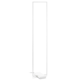 Φωτιστικό Δαπέδου Frame 299624 30x30x150,5cm Led 3000lm 30W 3000K White Ideal Lux
