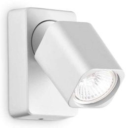 Φωτιστικό Τοίχου - Απλίκα Rudy Square 294766 7x9/11x13cm 1xGU10 35W White Ideal Lux