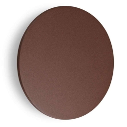 Φωτιστικό Τοίχου - Απλίκα Punto 313535 Φ18x3cm Led 1050lm 9W 3000K Coffee Ideal Lux
