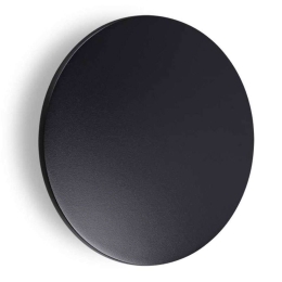 Φωτιστικό Τοίχου - Απλίκα Punto 313542 Φ18x3cm Led 1050lm 9W 3000K Black Ideal Lux