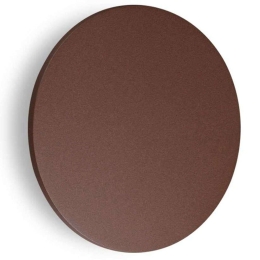 Φωτιστικό Τοίχου - Απλίκα Punto 328539 Φ24x5cm Led 1400lm 12W 3000K Coffee Ideal Lux